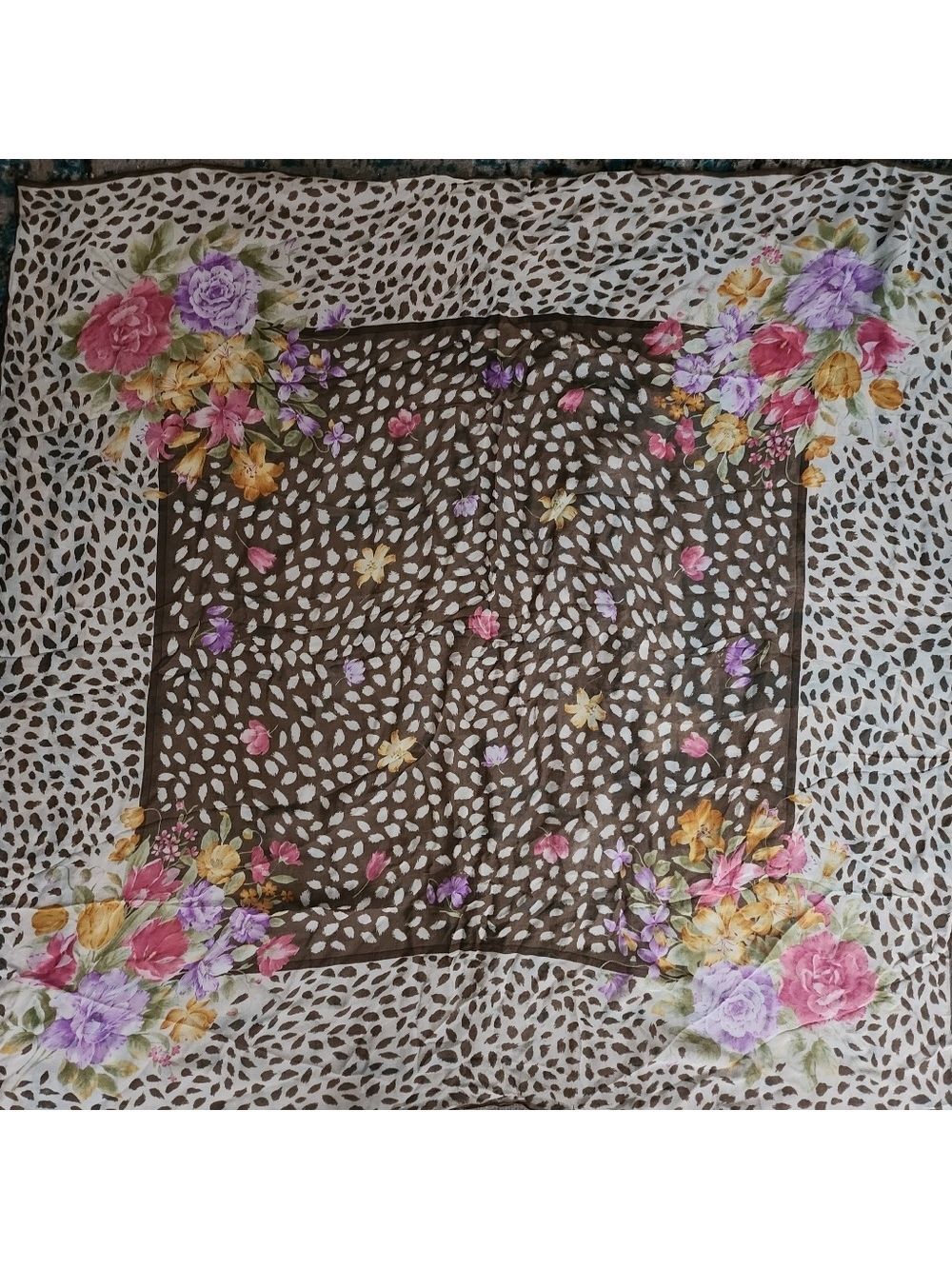 Christian Dior Vintage sheer 100% silk fabric